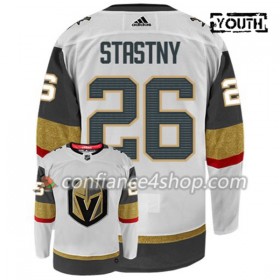 Adidas Maillot de Hockey Vegas Golden Knights PAUL STASTNY 26 Blanc Authentic - Enfant